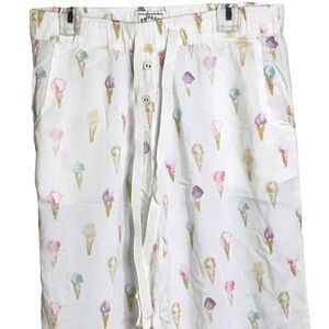 Fat Face Lounge Pants Ice Cream Pattern Size Small